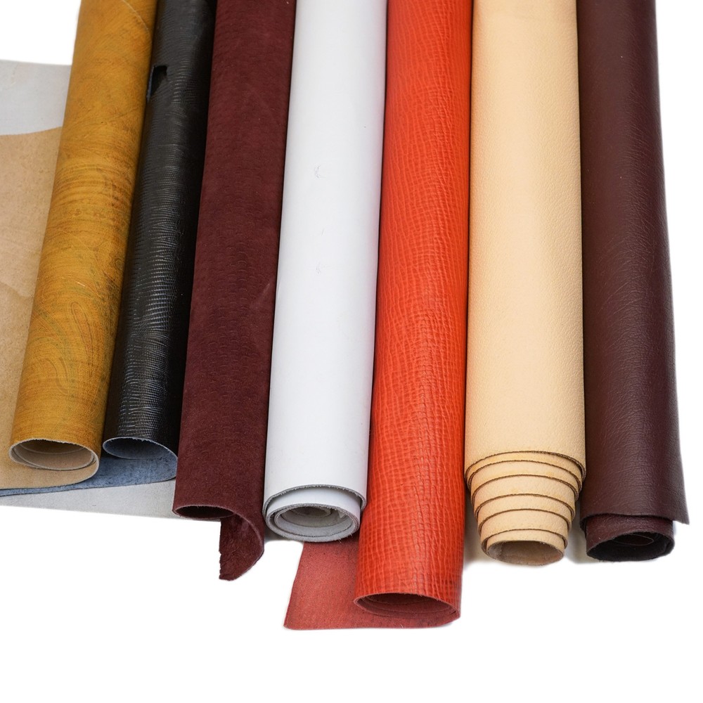 Assorted Cowhide Leather Bundle Made by SLC - 50 Square Feet