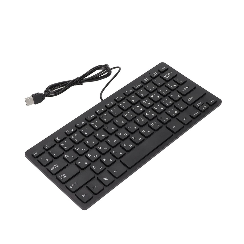 Yosoo Computer Keyboard Mini Thin 78 Keys Keyboard, USB Wired Keyboard with R...