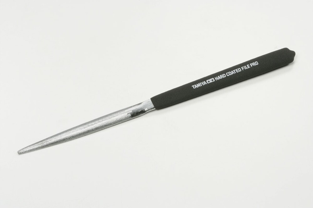 Tamiya Craft Tools Hard Coated File PRO (Half-Round 7.5 mm width) 74073