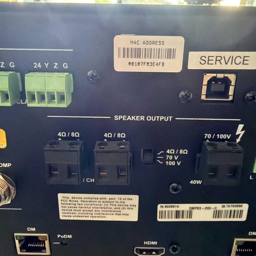 Crestron DMPS3-200-C DigitalMedia Presentation System