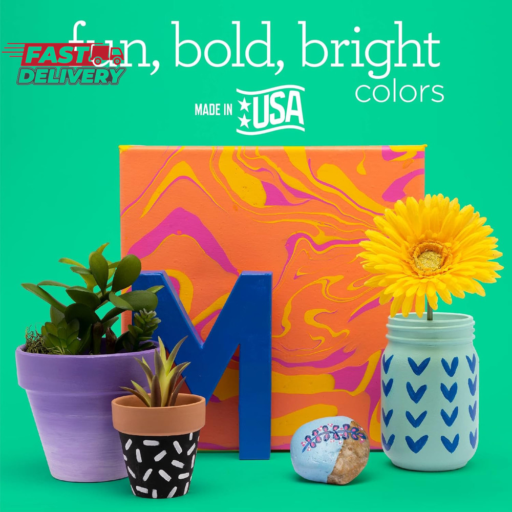 Apple Barrel Multi Surface Acrylic Paint, 2 Oz, Black 2 Fl Oz