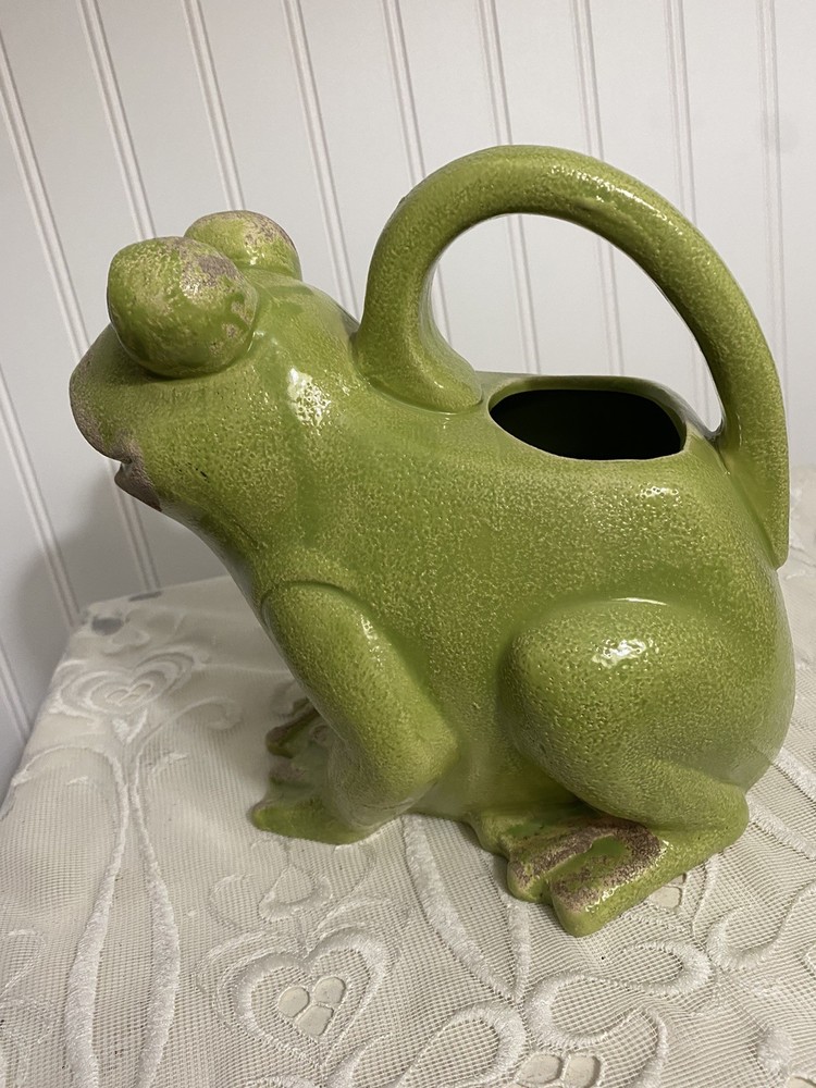 Frog Pitcher Made In Pottery