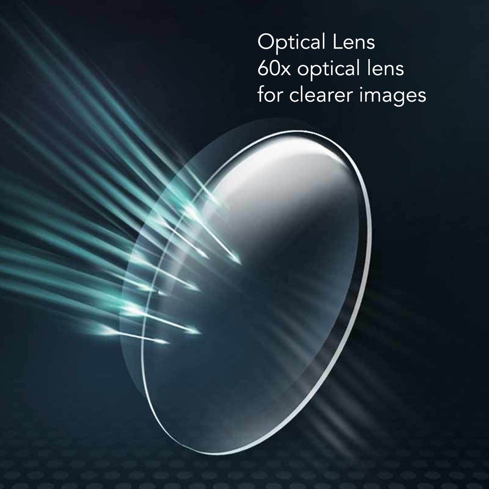 Mini 60X LED Microscope & UV Currency Detector Adjustable Light Angle PocketNew☚