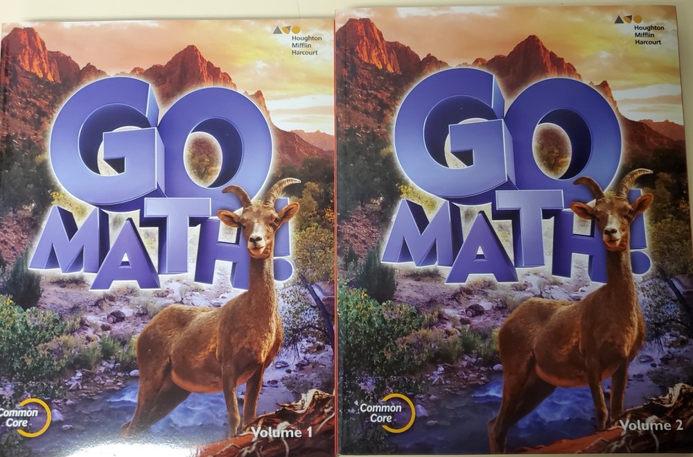 GO Math! Student Edition Set Grade 6: Volume 1 & 2.