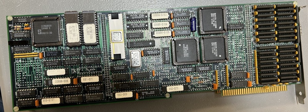 Verticom Inc EGA 8 Bit ISA Board Assembly