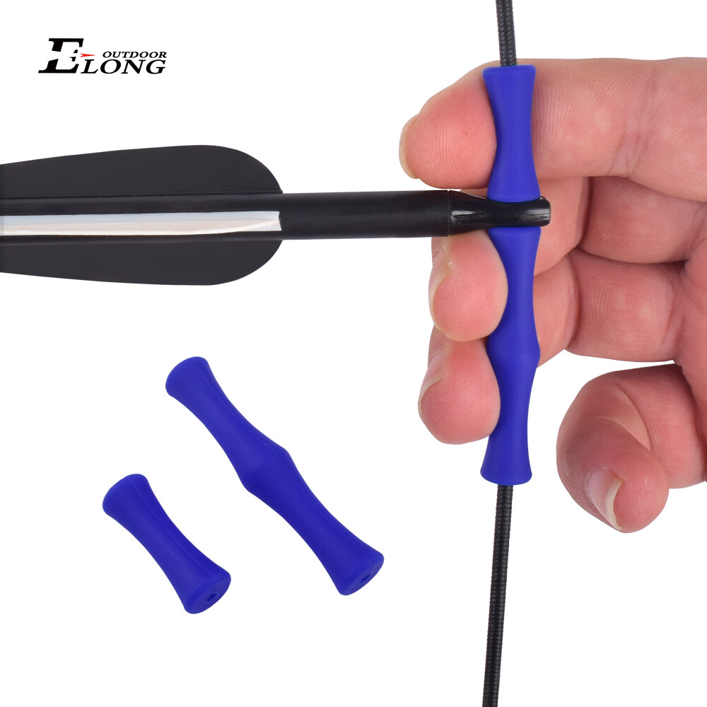 Bowstring Finger Guard Bowstring Saver Protective Finger Silicon Release 1 Pair