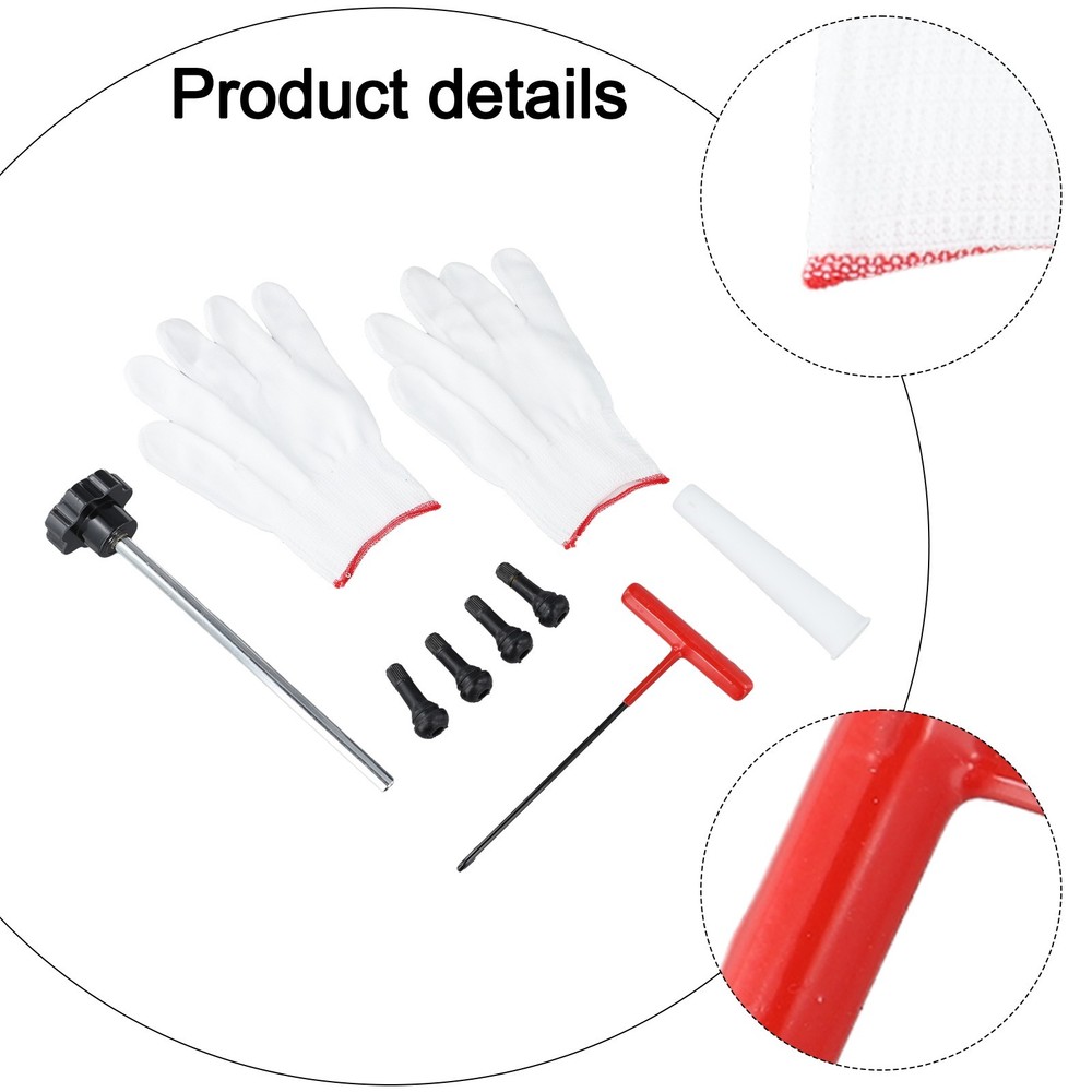 7PCS Tire Valve Change Tool for Quick Stem Replacement and Maintenance