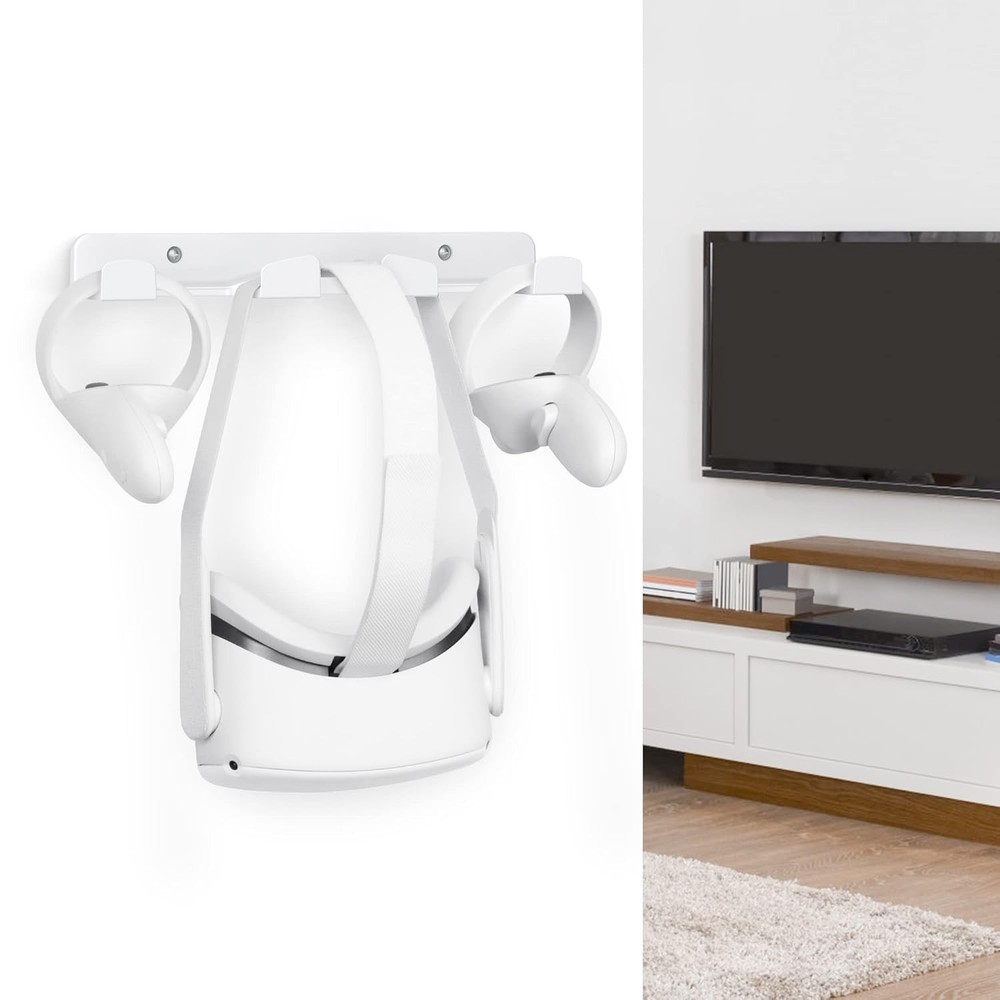 Sturdy VR Headset Wall Mount Hook for All Major VR Systems – Easy Installation