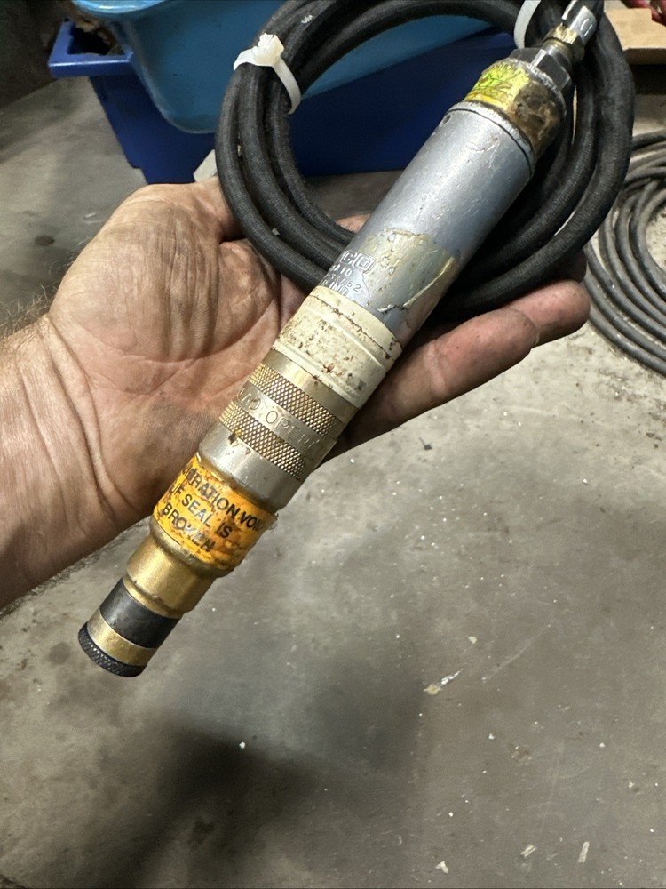 Cleco 4RSA10 Inline Pneumatic Adjustable Torque Nutrunner Screwdriver 1/4" Drive