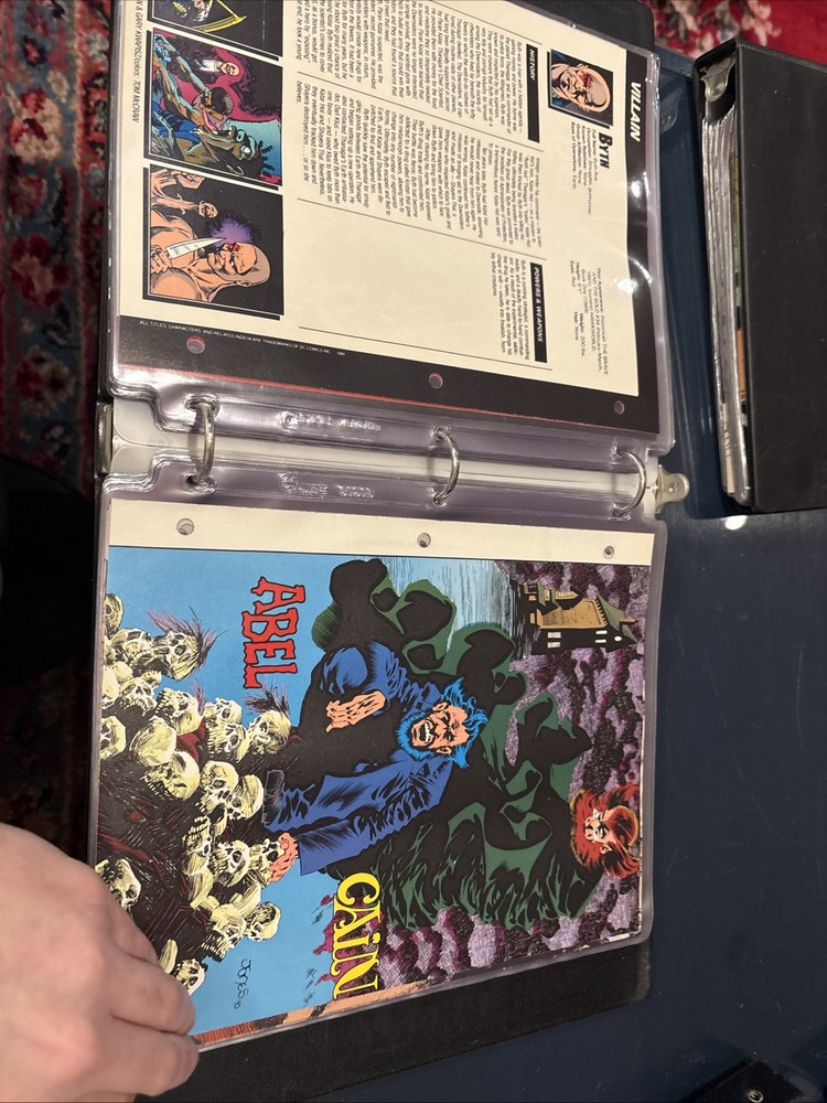 Comic Book Bio Binder