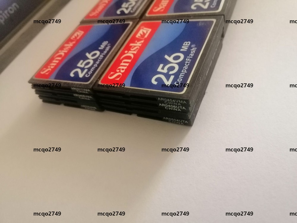 20PCS 256MB SanDisk CompactFlash CF Memory Card 256MB SDCFB/SDCFJ