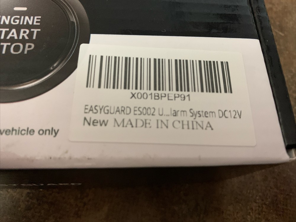 EASYGUARD ES002 Universal Push Engine Start Button with Remote Engine Start