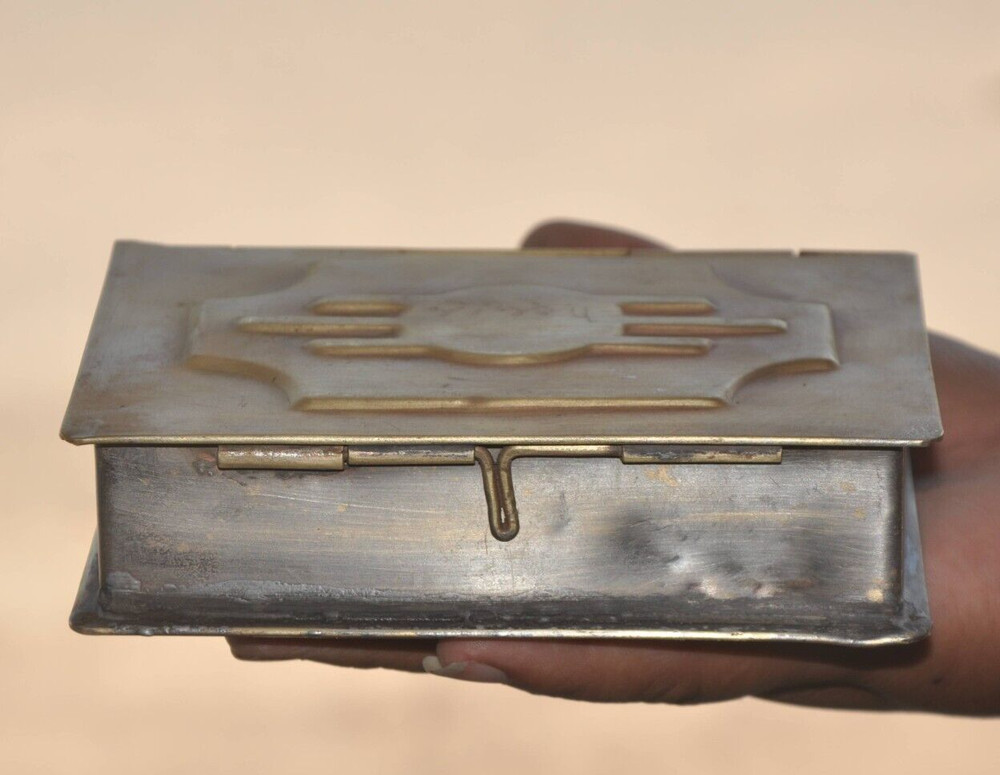 Vintage Brass Handcrafted Book Shape Betel Nut Box