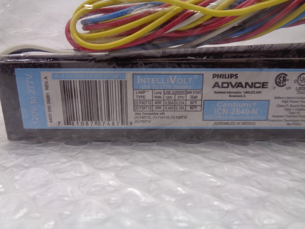 PHILIPS ADVANCE ICN-2S40-N BALLAST NSNP