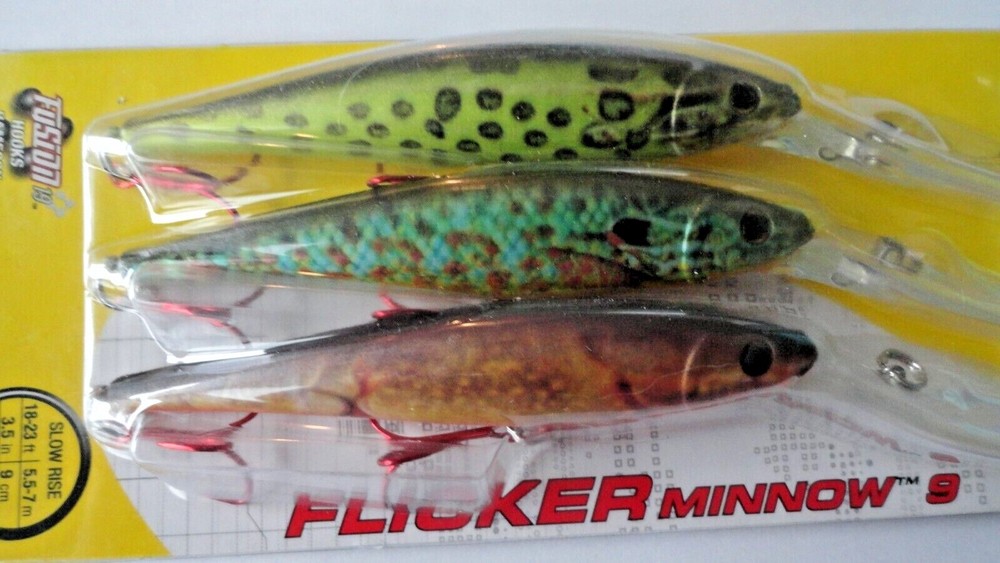 Berkley Flicker Minnow Crankbait #9 (SELECT COLOR) 3-PACK