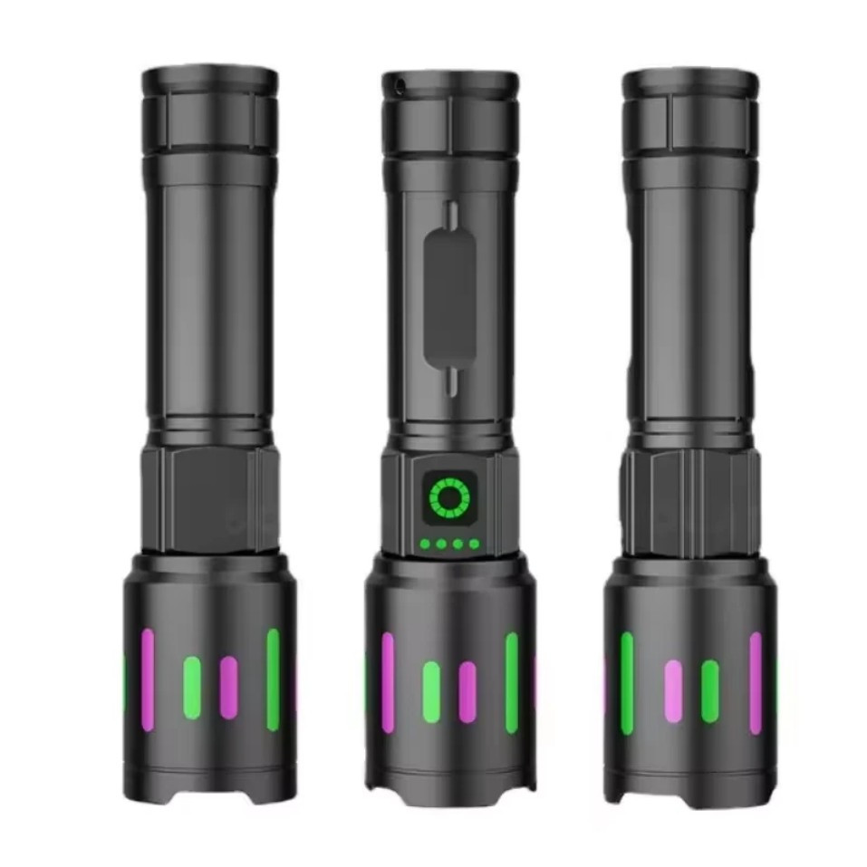 350000000 Lumen Super Bright LED Tactical Flashlight Rechargeable Work Light-