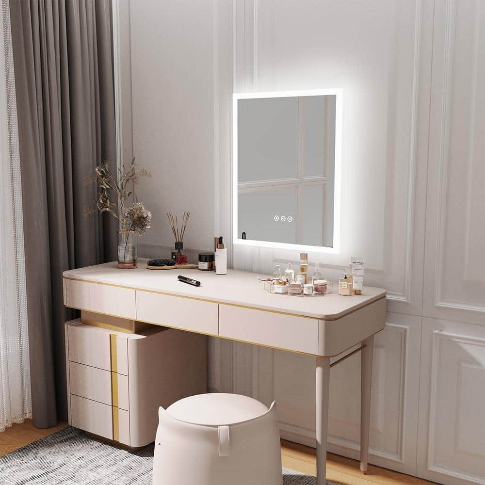 Wisfor 16 W x 20 H Large Rectangular Frameless 3000-6000K Dimmable Mirror