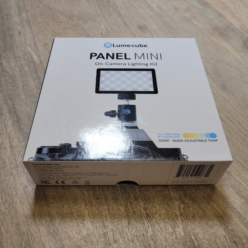 Lume Cube Panel Mini On Camera Full Spectrum LED Light Video Camera