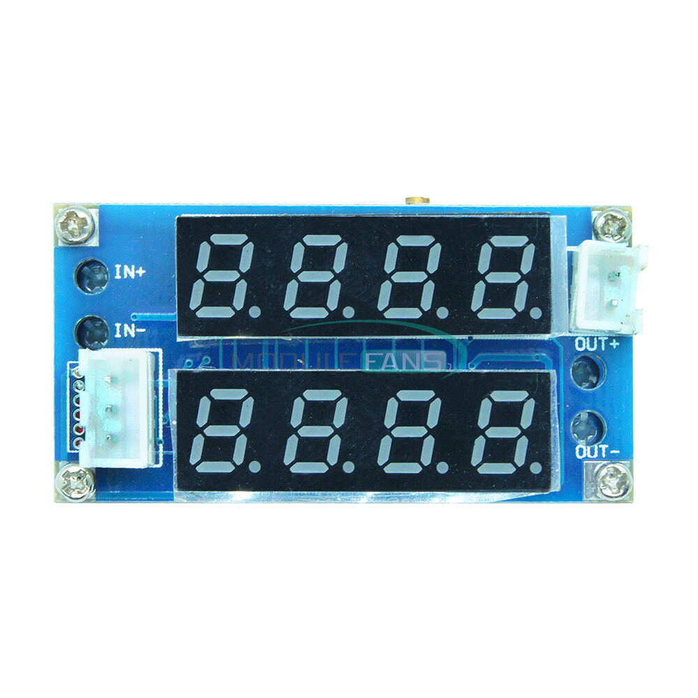 Adjustable 5A CC/CV Step down Charge LED Panel Voltmeter Ammeter Display Module