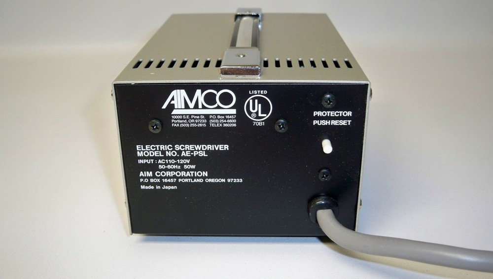 *NEW* Aimco AE-PSL Electric Screwdriver Power Supply