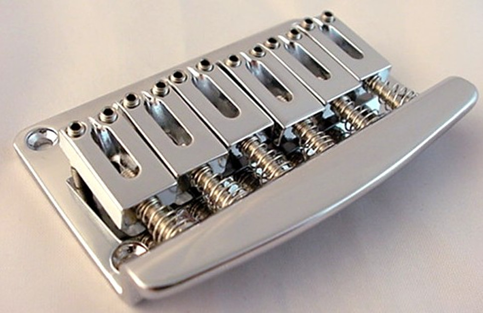 CHROME ELECTRIC GUITAR BRIDGE HARDTAIL through body