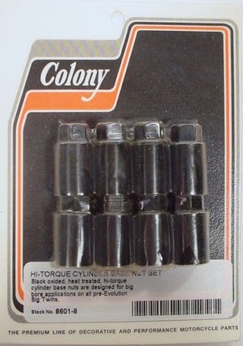 HARLEY HI-TORQUE CYLINDER BASE NUT SET SHOVELHEAD