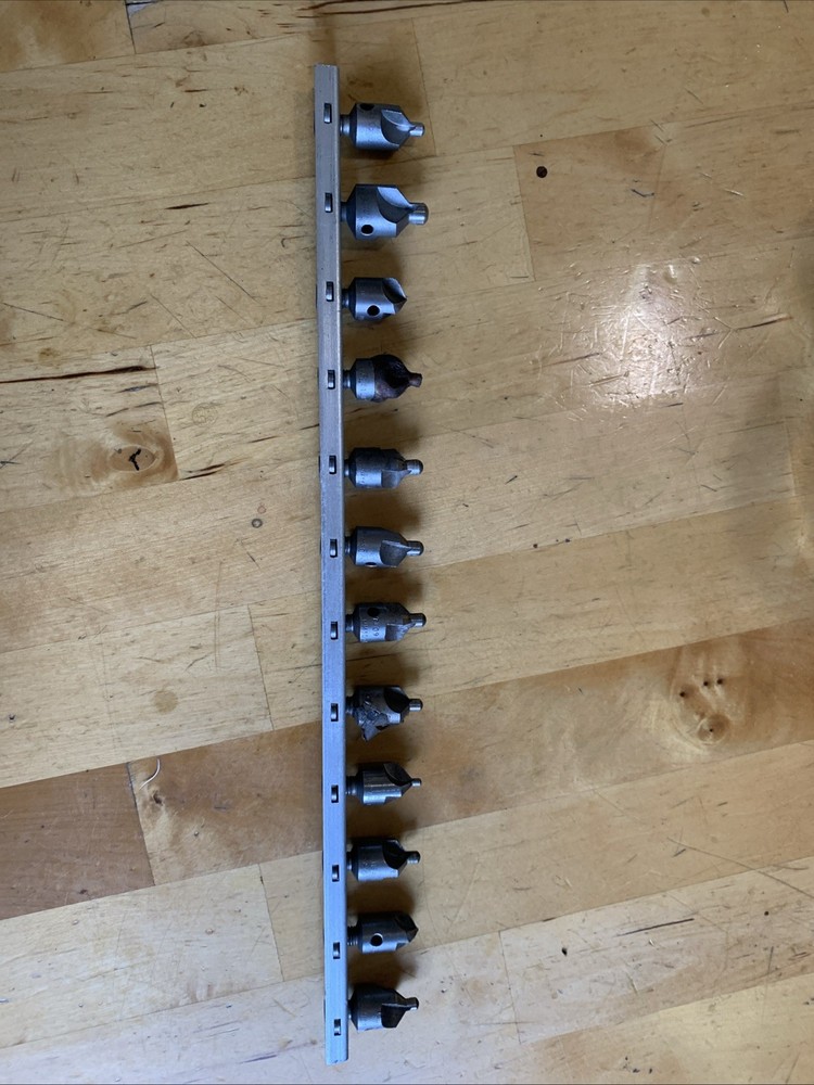 12 PCs of Micro Stop Countersink Integrated Pilot