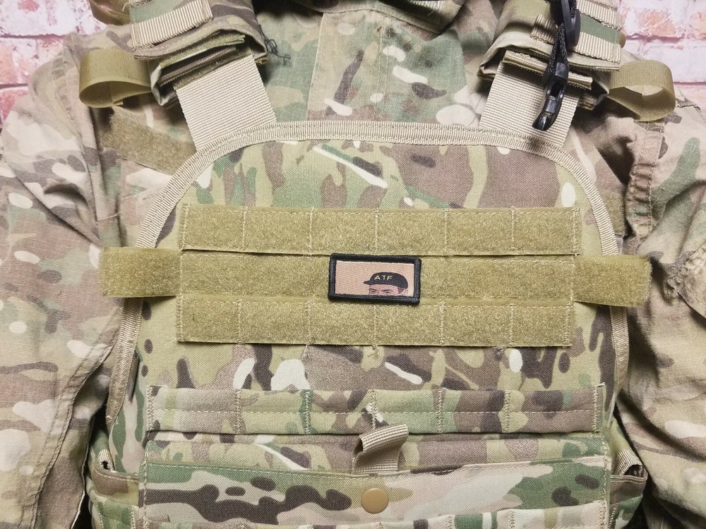 1x2" ATF Agent Mini Military Micro Nano Hook Gun Patch