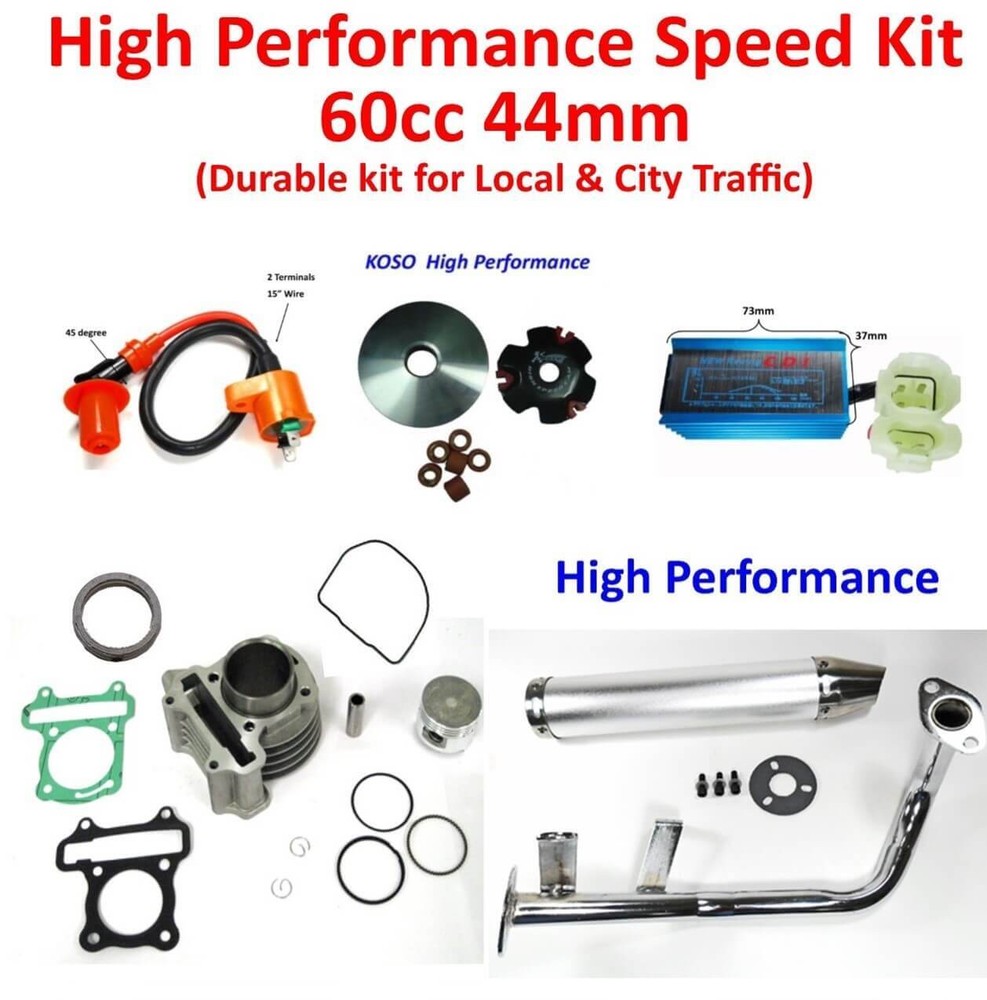 Vitacci  Force 49cc, GY6-50 High Performance 60cc Speed Kit