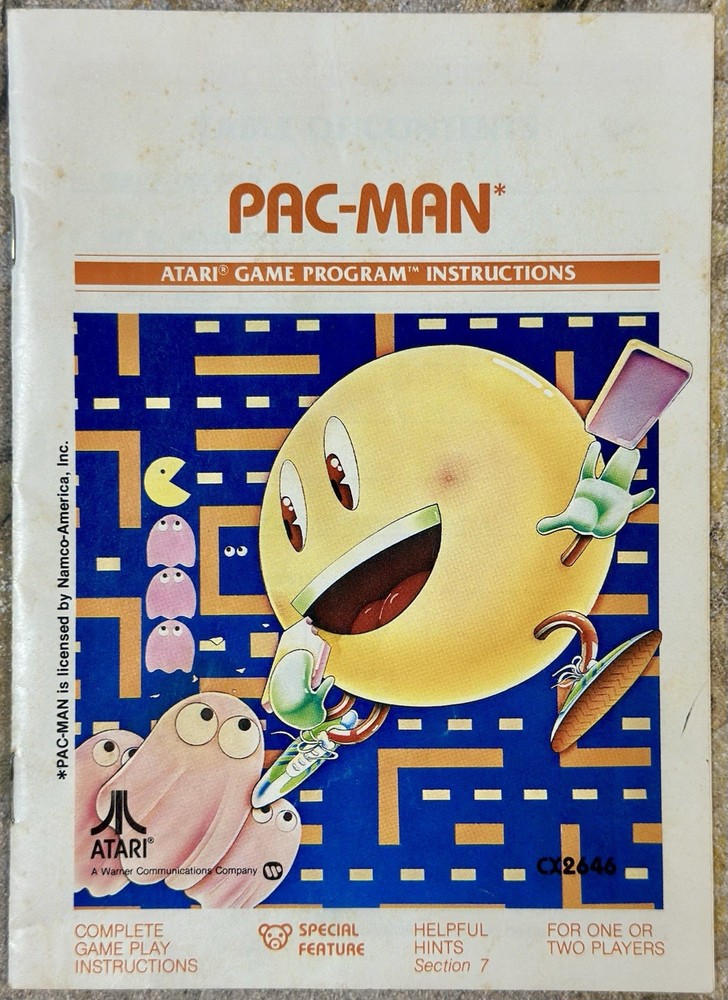 Pac-Man Manual - Atari 2600