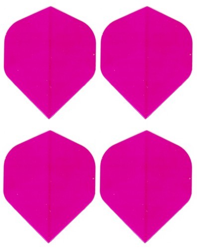 Amerithon Set PLUS Dart Flights - 1 Set Plus a Spare! Solid Pink Standard