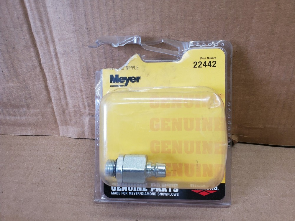 Genuine OEM Meyer 22442 Snow Plow PA Block SAE Male Thread Fitting E58 E68 E88