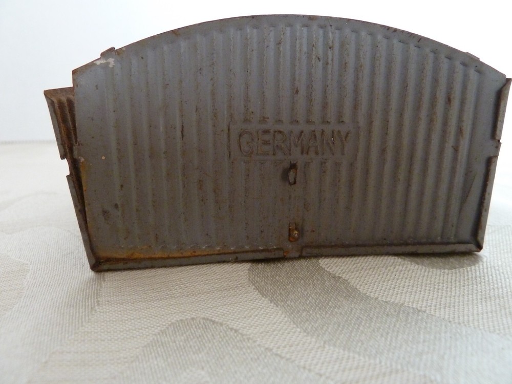 VINTAGE TIN TWO CAR GARAGE