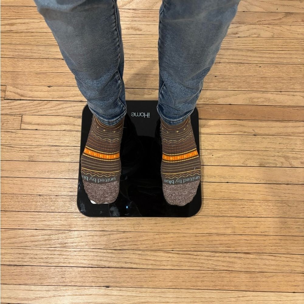 iHome Black and Silver Touch Sensitive Scale