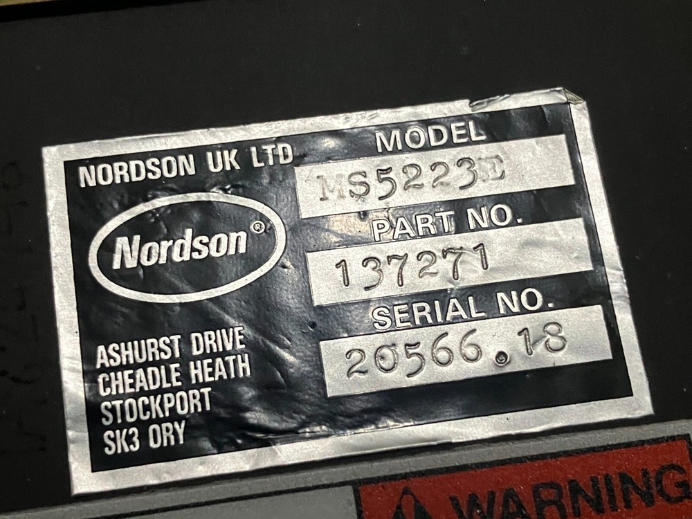 Nordson Hot Melt Glue Temperature Controller MS5223E / 137271 /