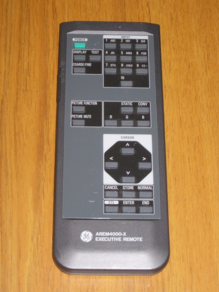 GE AREM4000-X Executive LCD Projector Remote Control