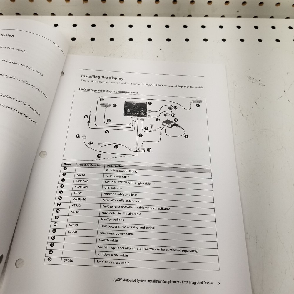 Trimble Autopilot Automated Steering System Installation Supplement