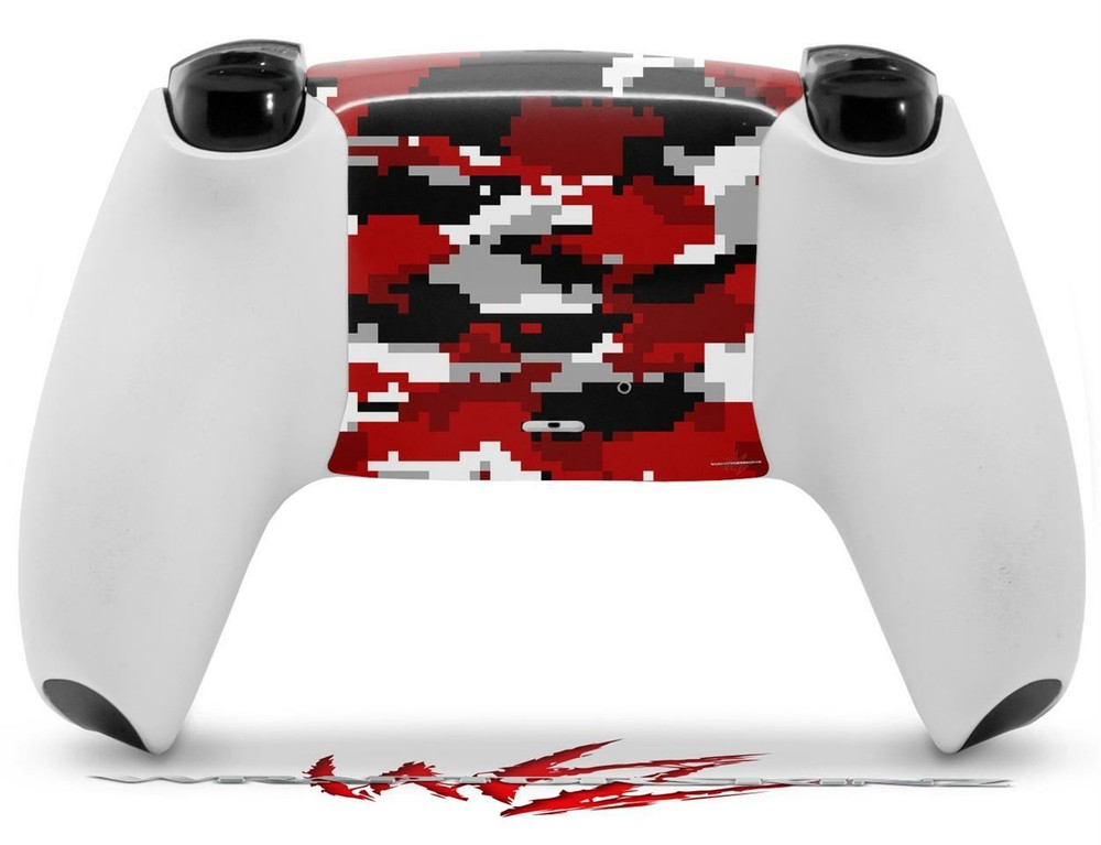 Skin Sony PS5 Controller WraptorCamo Digital Camo Red