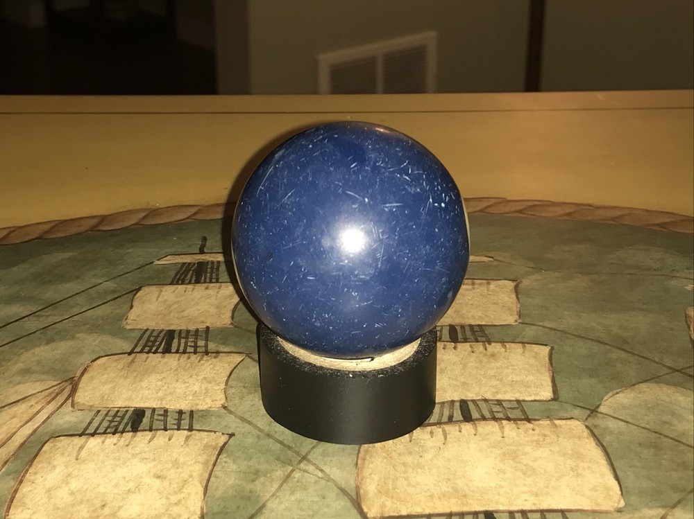 Vintage 2 1/4" Billiard #2 Two Solid Blue Standard Pool Ball