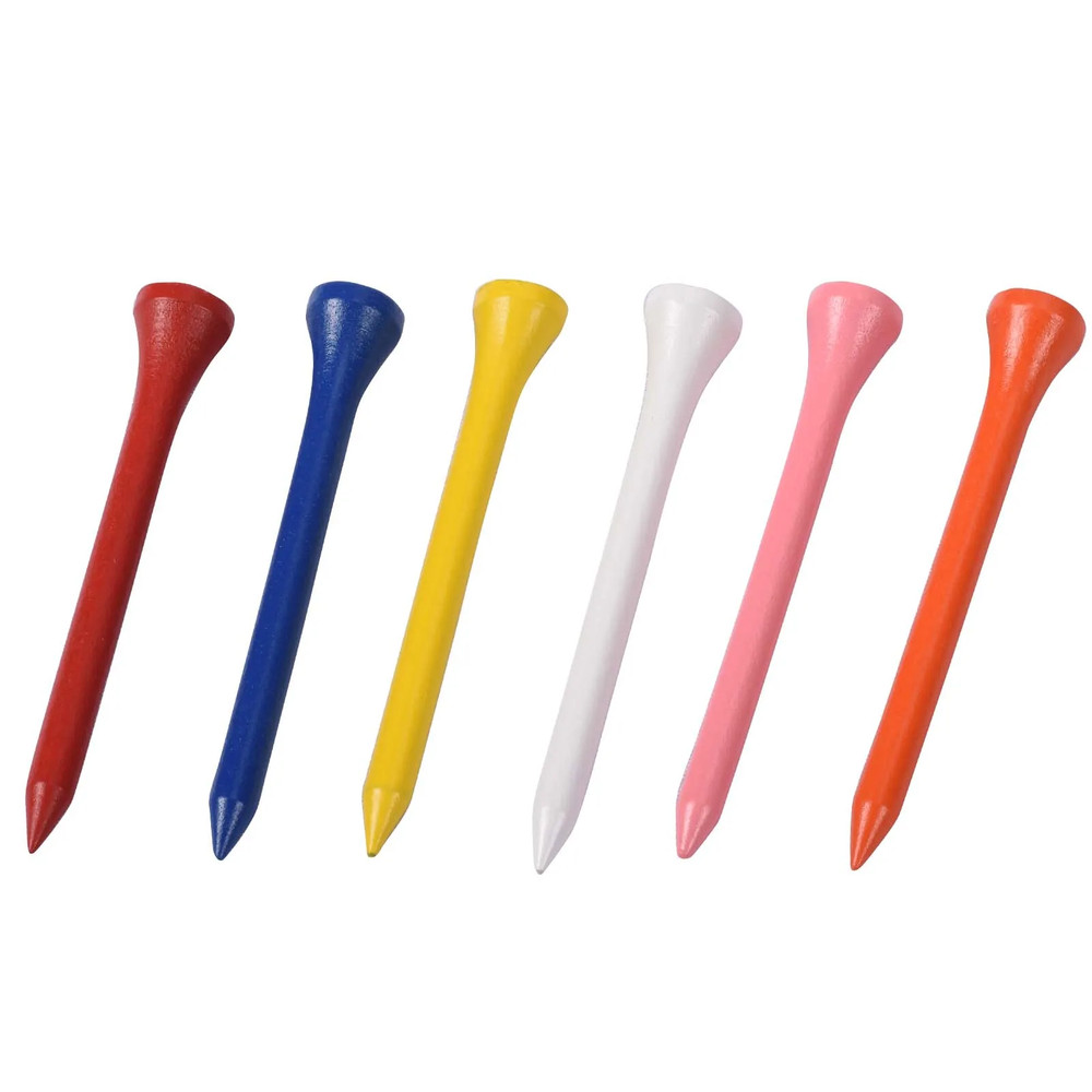 3.25” Widemouth Plastic Golf Tees | 100 Tee Player’s Pack - Max