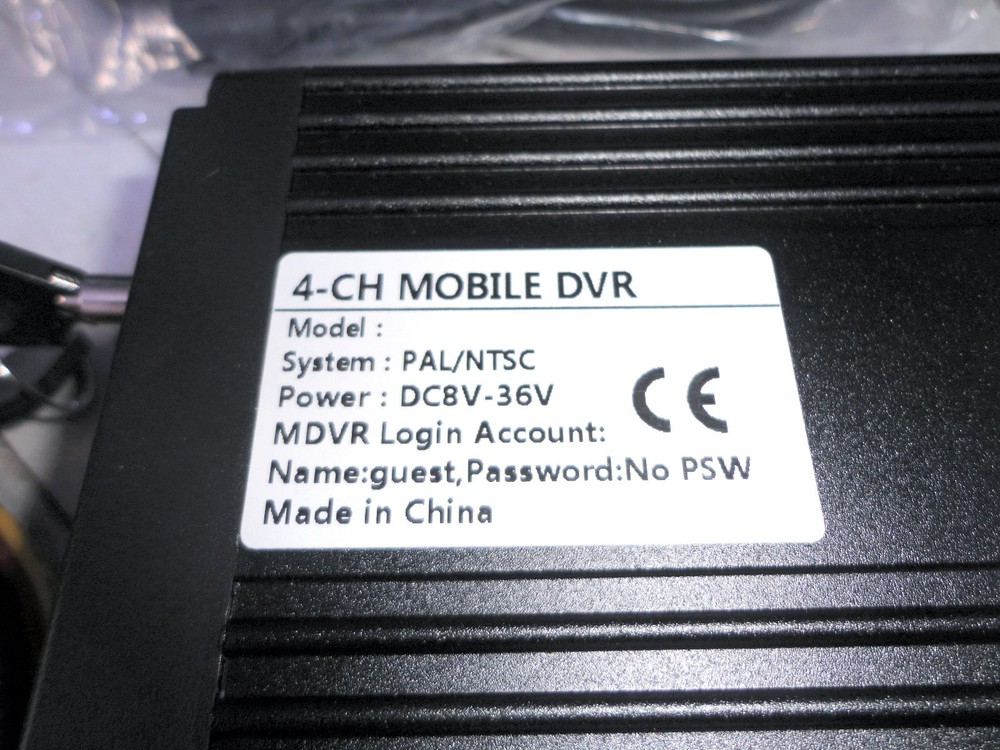 Falcon Electronics 4 CH Mobile mDVR + Cables + Remote + GPS Antenna / Never Used