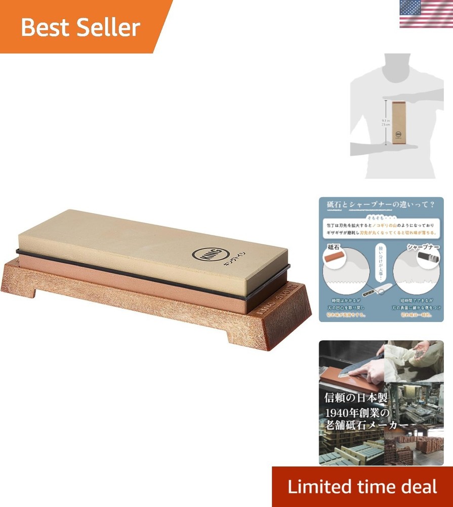 KW65 1000/6000 Grit Combination Whetstone with Plastic Base
