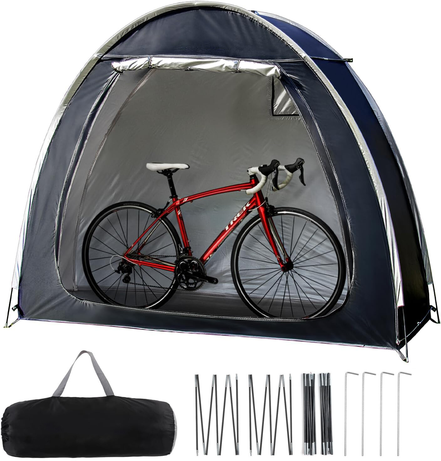 Travel Bike Storage Shed Tent Outdoor Portable Bicycle Storage for 2-4 Bikes NEW