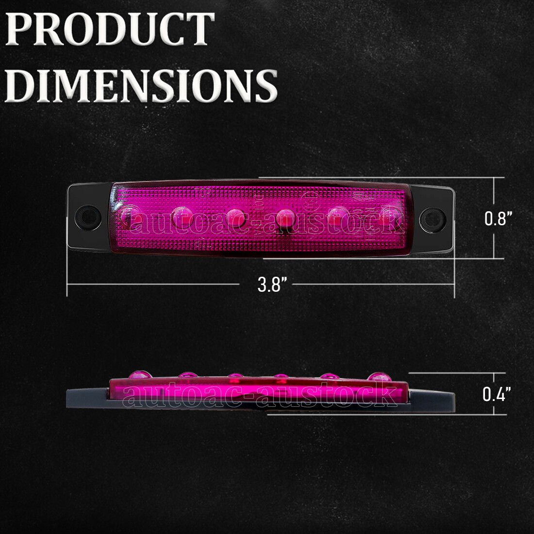 12x Purple LED Rock Lights Underbody Light For Jeep Offroad Truck UTV ATV SUV