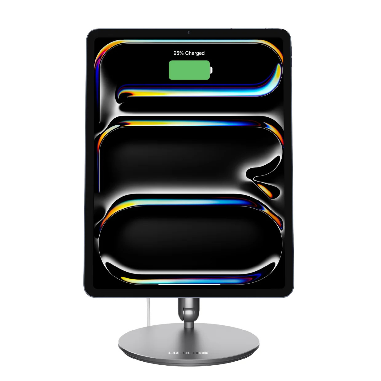 360 Rotating Foldable Magnetic Wireless Charging Stand For iPad Pro M4 13/12.9