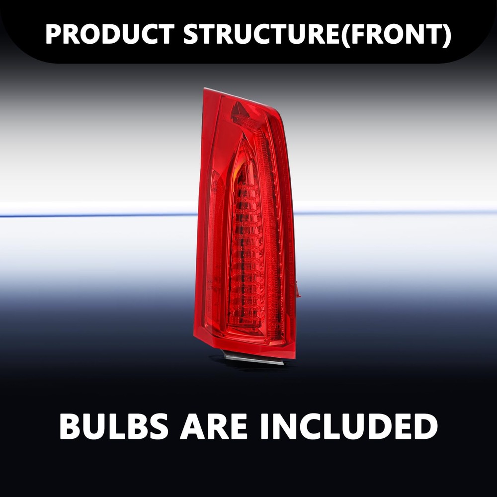 LED Taillight Assembly Compatible with 2013-2018 ATS Left Driver Side OE