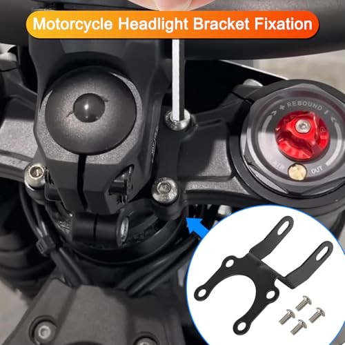 Motorcycle Headlight Bracket Fixation - Headlight Headlamp Classic Edition