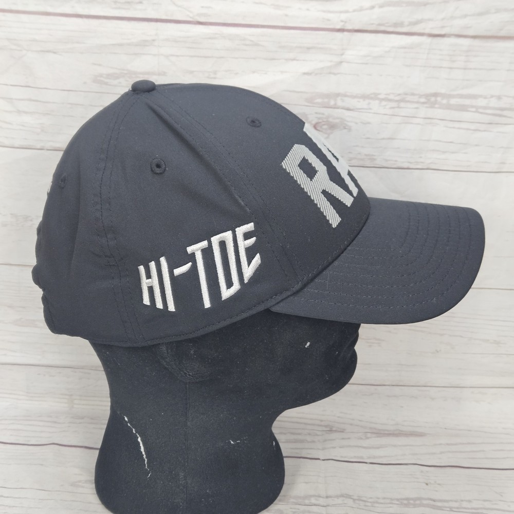 TaylorMade Authentic Raw MG4 Hi toe Black Golf Hat Adjustable Strapback