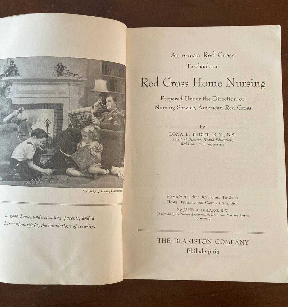 Red Cross Home Nursing 1942