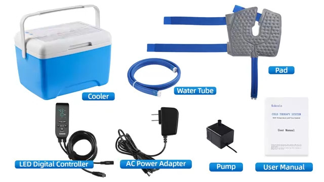 Cold Therapy Machine, Ice Therapy Machine System for Knee with Digital Timer